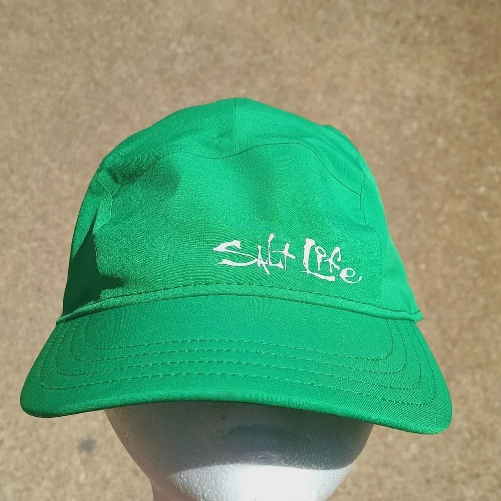 Salt Life Green Strapback Outdoors Hat